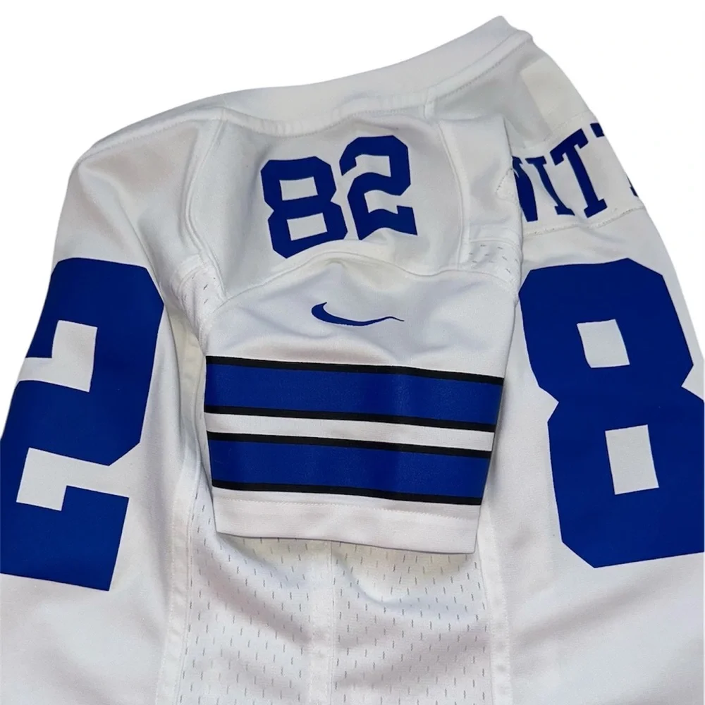 Nike NFL Women's Small On Field White & Blue #82 Jason Witten Football Jersey - Picture 5 of 7